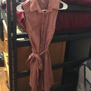 Francesca's coral shade dress NEW WITH TAGS