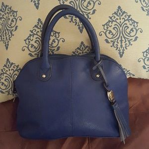Tignanello Small Blue Leather Purse