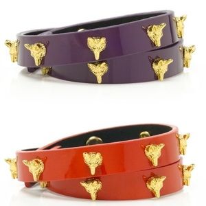 Tory Burch Jewelry - Purple Patent Leather Tory Butch Wrap Bracelet Tory Burch Jewelry - Purple Patent Leather Tory Butch Wrap Bracelet