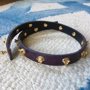 Tory Burch Jewelry - Purple Patent Leather Tory Butch Wrap Bracelet Tory Burch Jewelry - Purple Patent Leather Tory Butch Wrap Bracelet