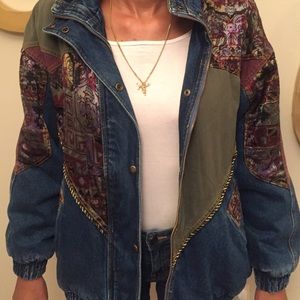 Multi-Patterned Jean Jacket ✨