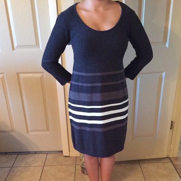 A sweater dress