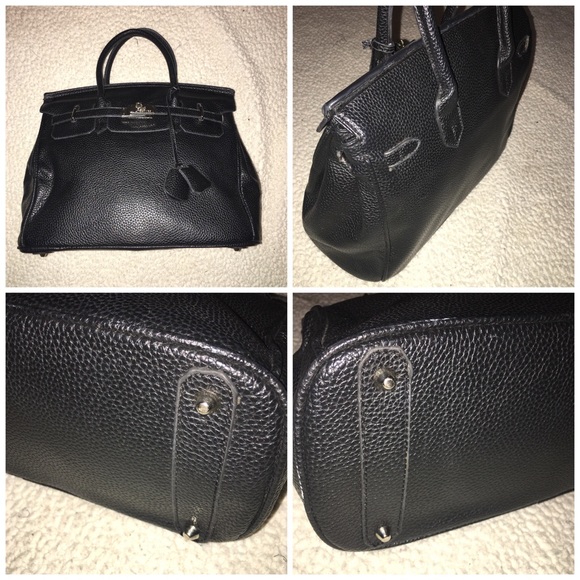 Black "Birkin" Inspired Purse