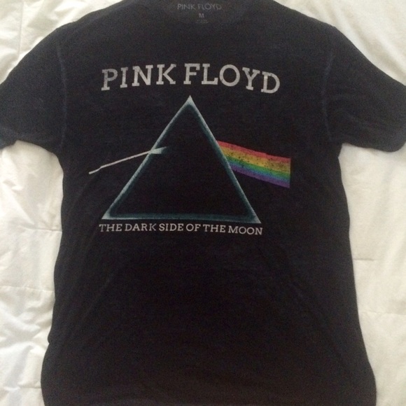 Sheer navy blue Pink Floyd t shirt