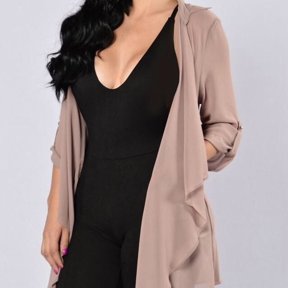 Fashion Nova Light As A Feather Jacket