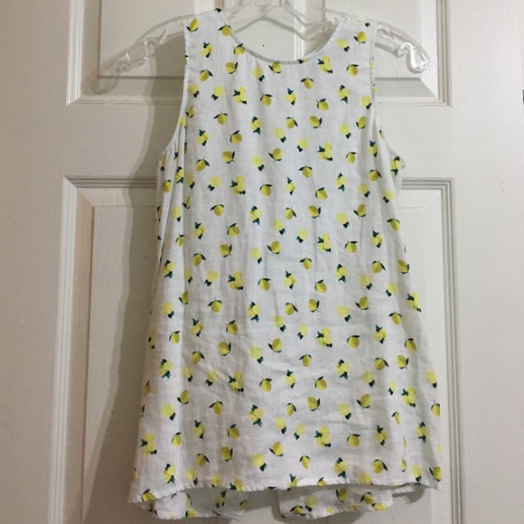 lemon print tank