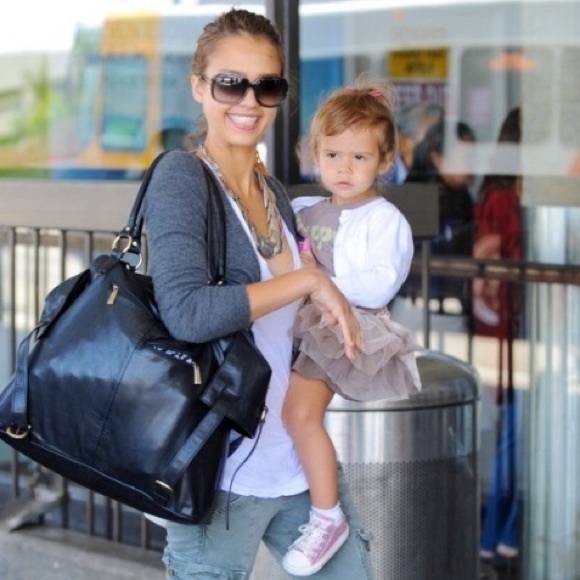 Timi & Leslie Black Charlie designer diaper bag.