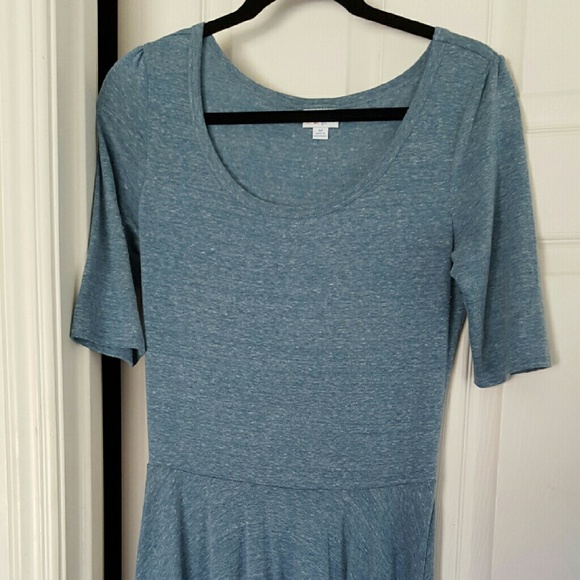 Heathered blue Lularoe Nicole - Size M