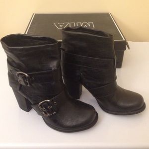 Mia Corporal Black Boots 7.5