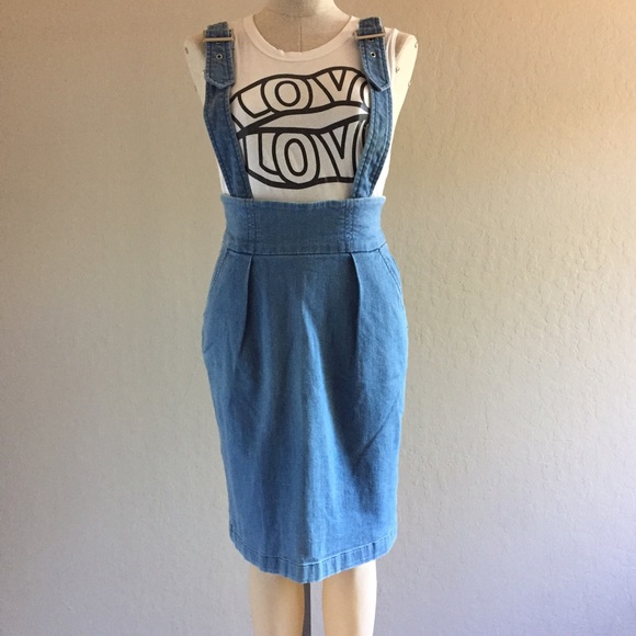 Cute High Waisted Stretch Denim Skirt