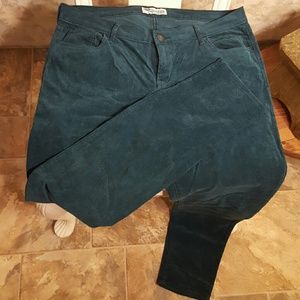 Rockstar teal tall/long skinny cords