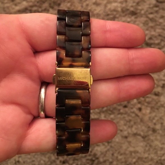 Authentic Michael Kors Tortoise Watch - Picture 2 of 3