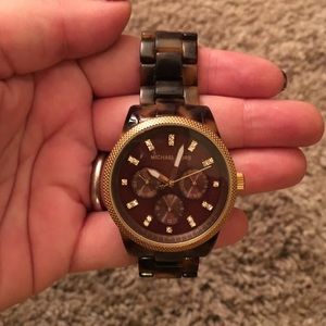 Authentic Michael Kors Tortoise Watch