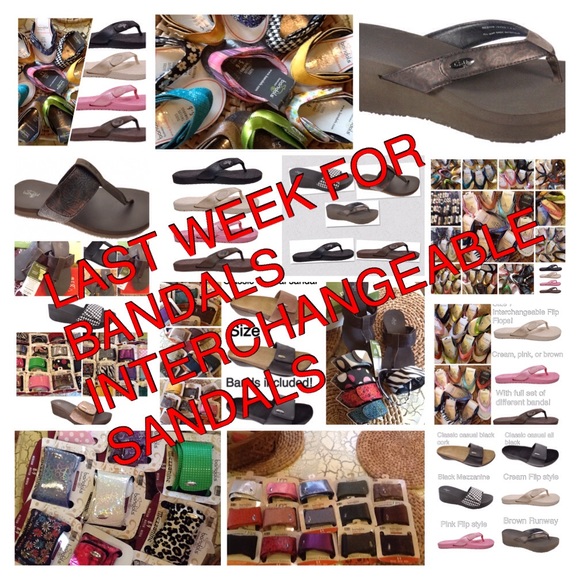 LAST WEEK FOR INTERCHANGEABLE SANDALS AND BANDS!