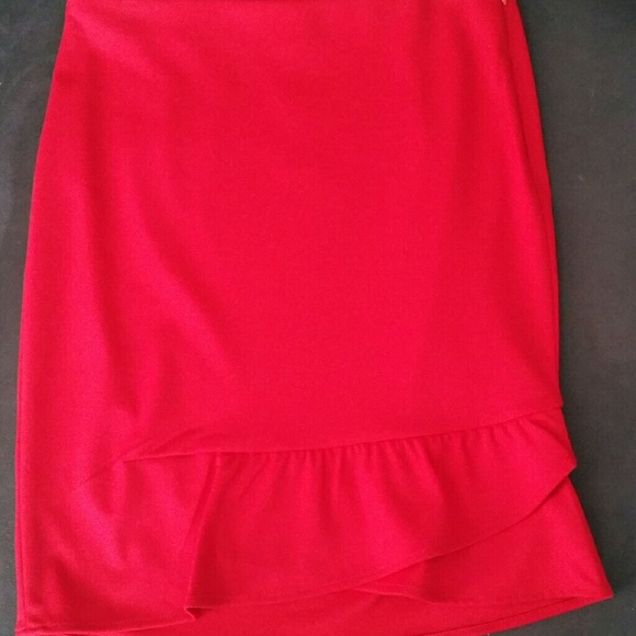 Red The Limited Skirt