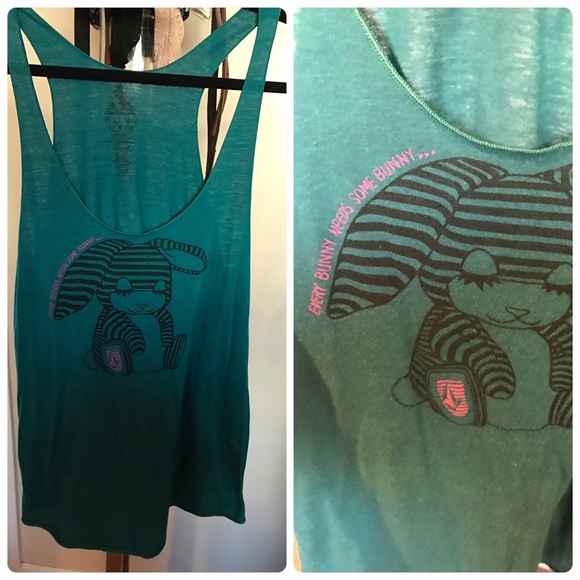 Teal Graphic Tank