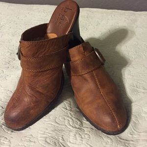 BOC Great mule shoes rugged leather never worn
