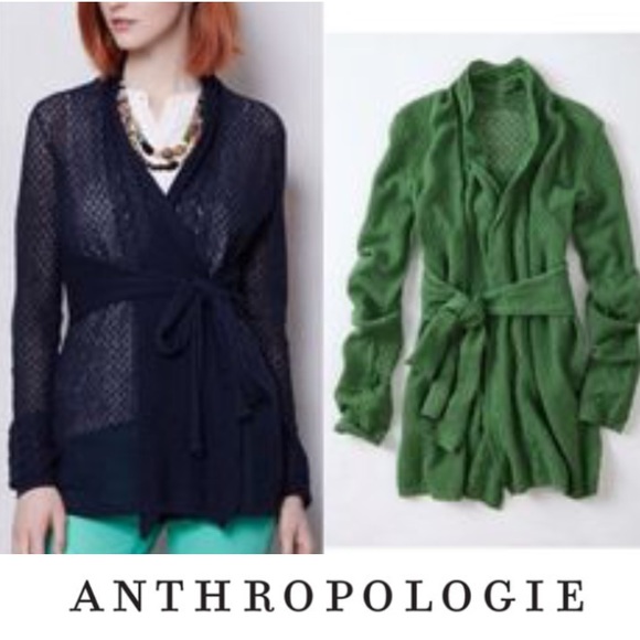 green wrap sweater