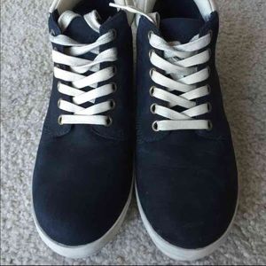 Navy Blue Timberland Chukka, size 8.5