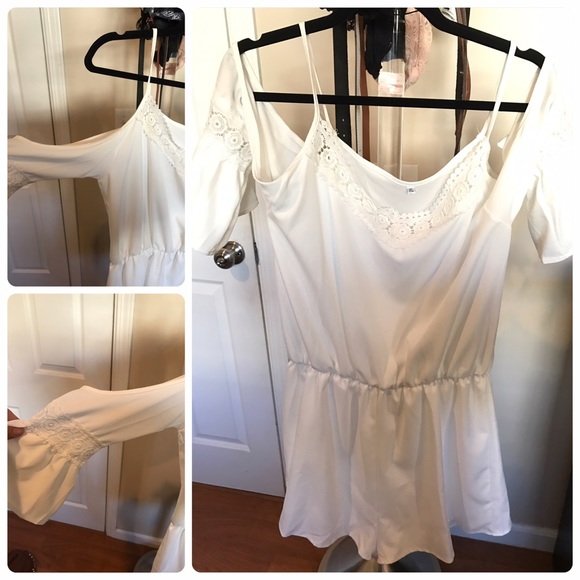 Off the shoulder romper