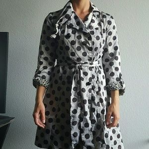 Super Cute, Polka-dotted Rain Jacket