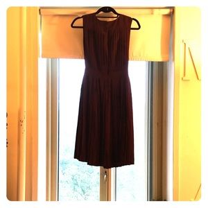 All Saints Raegan Dress in oxblood