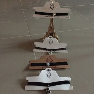 Accessories black chocker, four for ten dollars