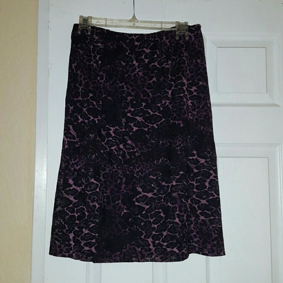 Pink Leopard print skirt