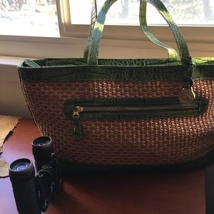 Brahmin straw bag
