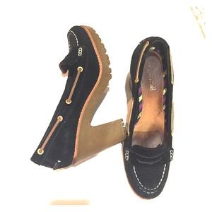 Heeled Sperry Loafers