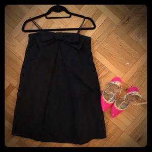 Vintage Milly strapless bow cocktail dress