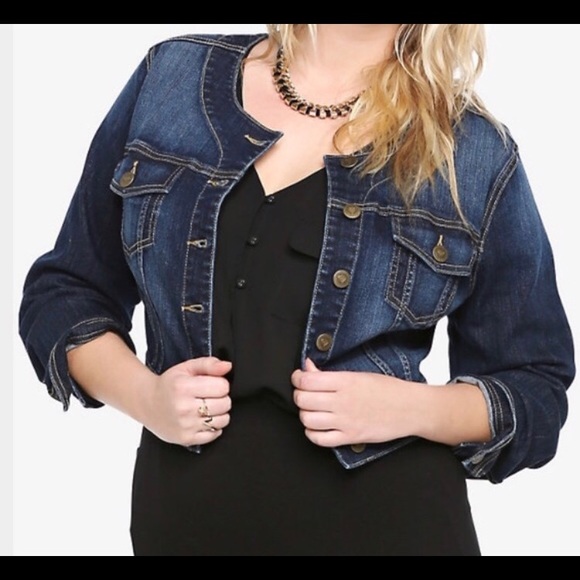 Torrid denim dark was jacket size 2