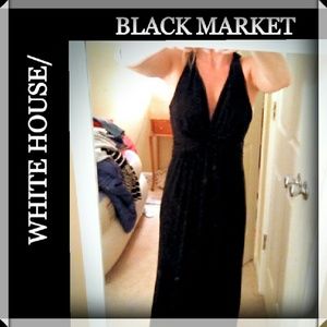 White House Black Market maxi gown