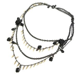 Marc by Marc Jacobs 4-strand rose & thorn necklace