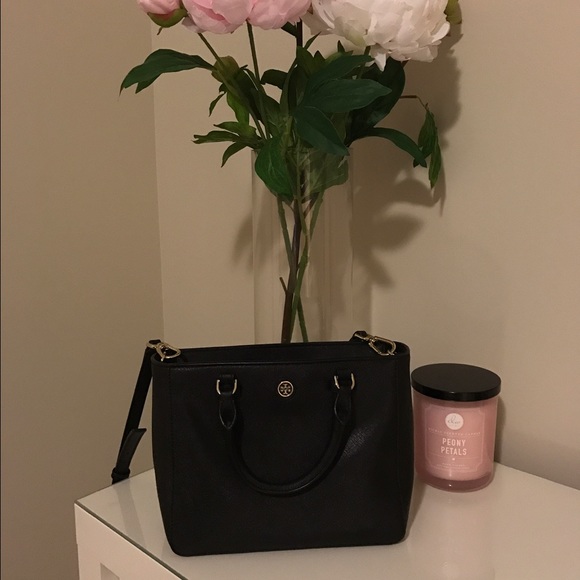 Tory Burch mini Robinson square tote