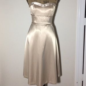 Gorgeous silk WHBM tea length dress