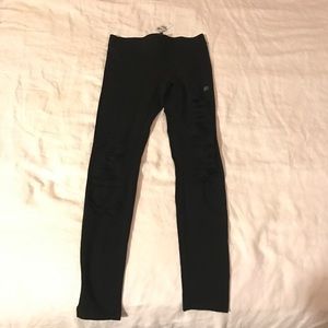 Express Ripped Leggings, size small