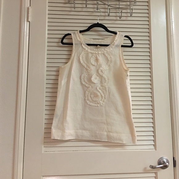 🎈Host Pick 🎈J. Crew white sleeveless top