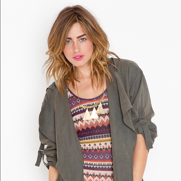 Nasty Gal Native Print Body Con Dress