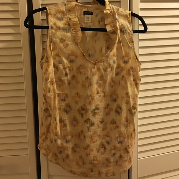J. Crew sleeveless blouse - Picture 1 of 2