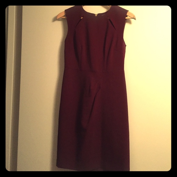 *SALE* Red Dress with Gold Zipper