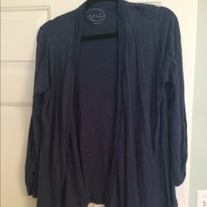 Blue cardigan