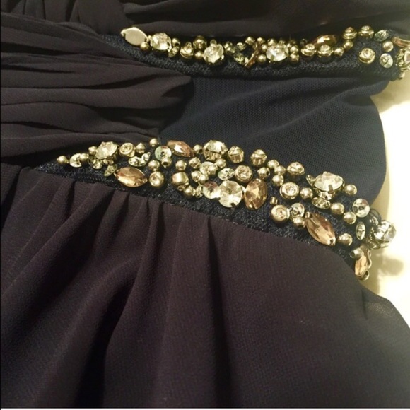 Navy Sparkle Dress - Picture 4 of 4