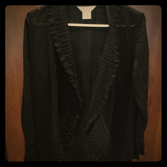 Misook black knit sweater - beautiful!