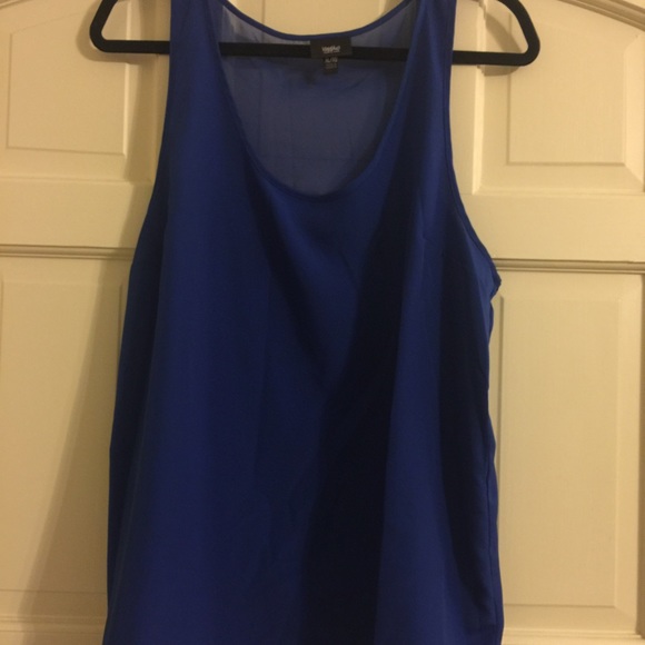 Royal blue navy tank top