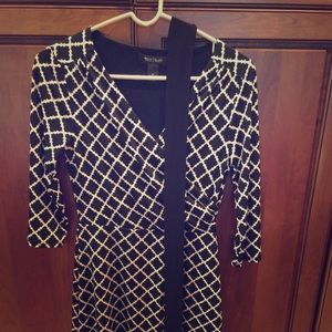 Patterned jersey dress White House Black  Market