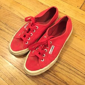 Red Classic Superga Sneakers size: 4 1/2 us mens