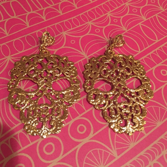 Skull Earrings Day of the Dead