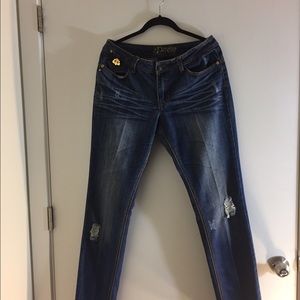 Beyoncé Designed Dereon Distressed Boyfriend jeans