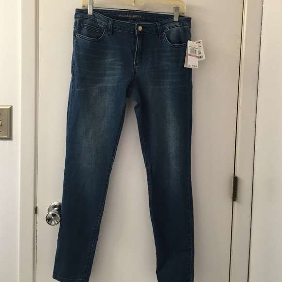 Blue jeans. Medium blue